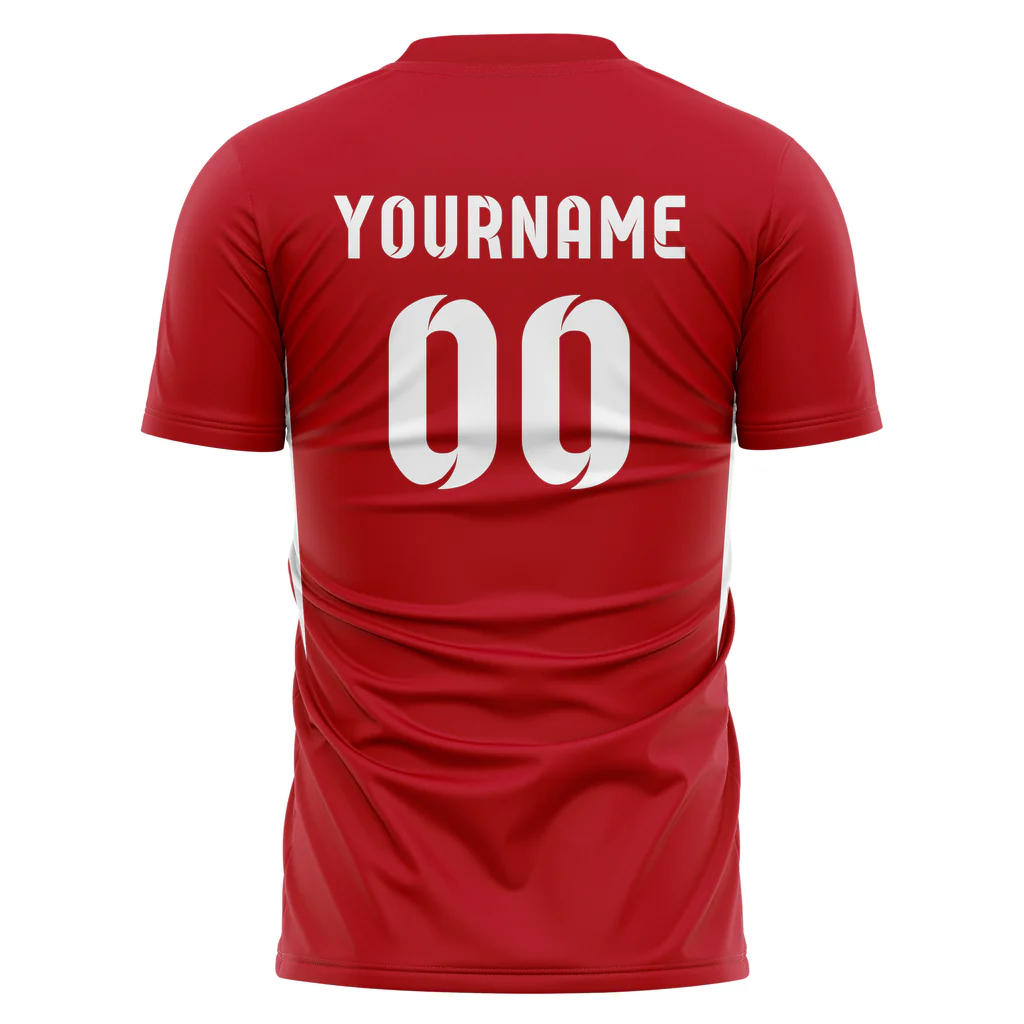 Turkey Away Look Soccer Jersey – Custom Name, Number & Logo